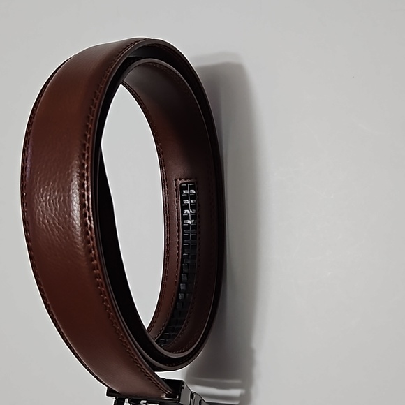 Bulliant Adjustable Brown Leather Belt Men's Size 36 #M-138 - Picture 8 of 8